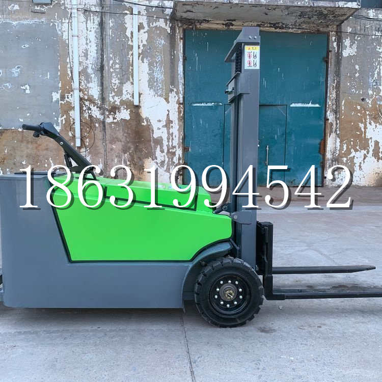 商城县小型电动叉车1吨2吨步行站驾式电瓶堆高充电装卸车液压升降车铲车